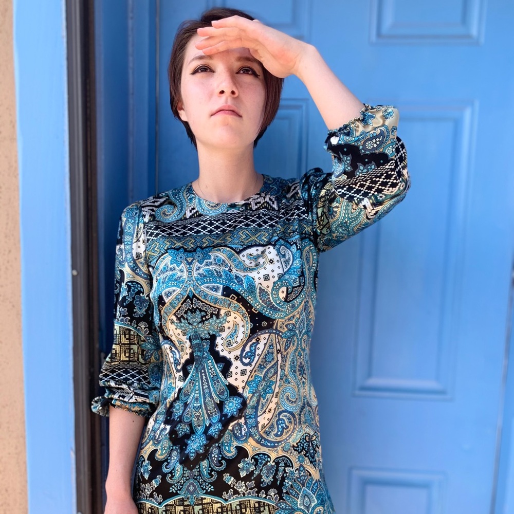 Italian Mod Squad Silk Posh Dress